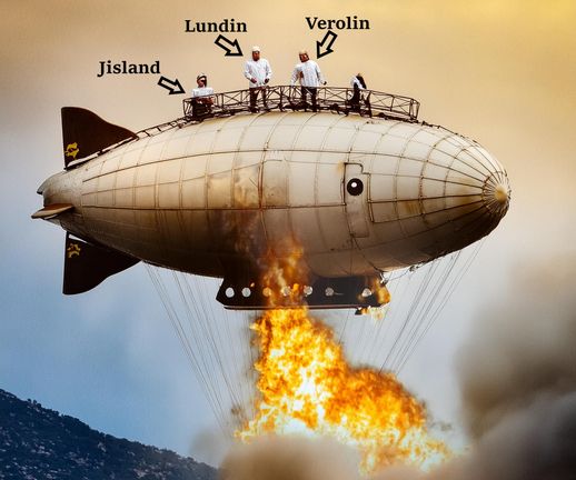 Jisland, Lundin & Verolin Crash & Burned Hindenburg Style
